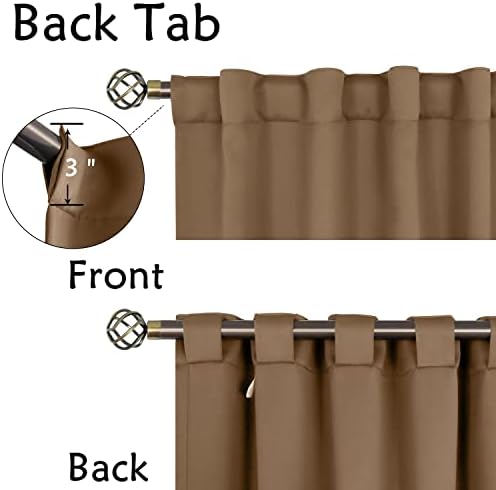 BGment 84 Inch Blackout Curtains for Living Room, 2 Window Panels