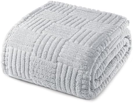 Whale Flotilla Lightweight Fleece King Size Blanket for Bed, Light