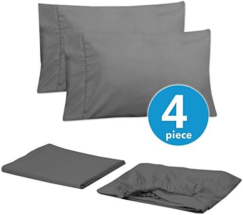 Twin XL Deep Pocket Sheet Sets – 4-piece Extra Deep Pocket Bed Sheets