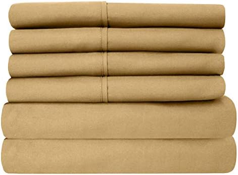 Sweet Home Collection 6 Piece 1500 Thread Count Brushed Microfiber