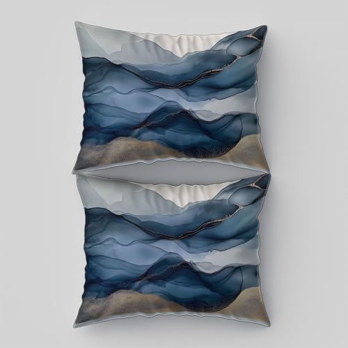 Duvet Cover Set Queen Size Lightweight Soft Microfiber Fluid Art