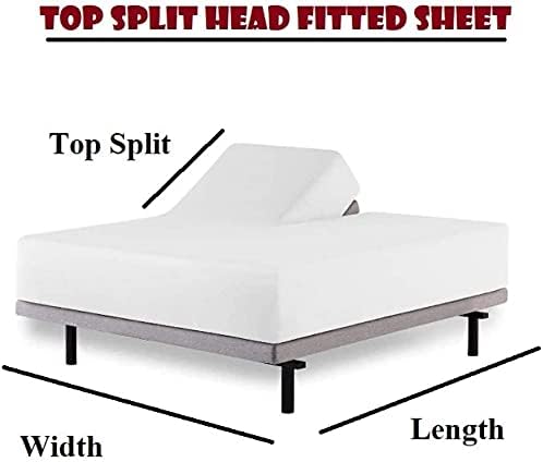 Cottington Lane 4 Piece Flex Split Top King Sheets for Adjustable