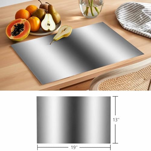 Farm Grey White Gradient Texture Placemats Set of 4 Washable Table