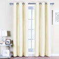 Royal Hotel Soho Blackout Curtains, 42 x 63, 2 Panels, Ivory