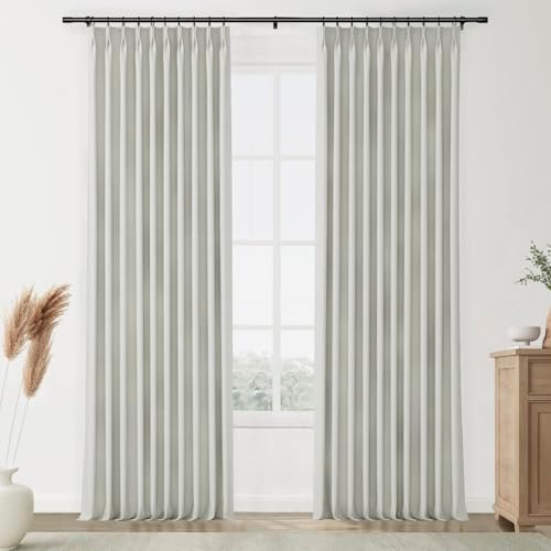 Drapifytex Pinch Pleated Extra Long 108 Inches Curtain Thermal