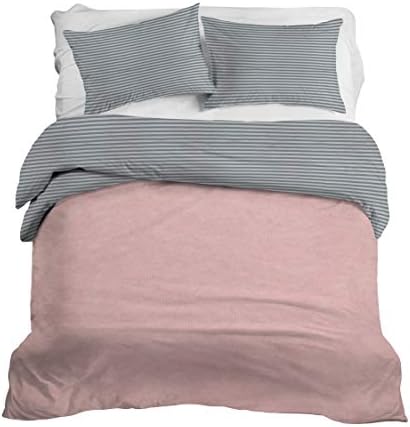· REDEARTH · Jersey Knit Cotton Duvet Cover Set -with 2 Pillow Shams