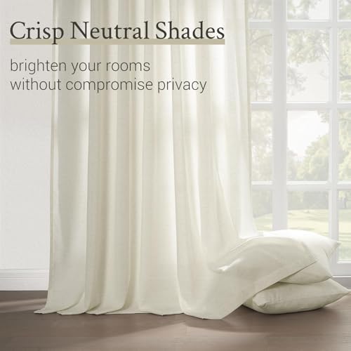 Topfinel 120 Inch Curtains 2 Panels Set,Two Packs Pinch Pleat Back Tab