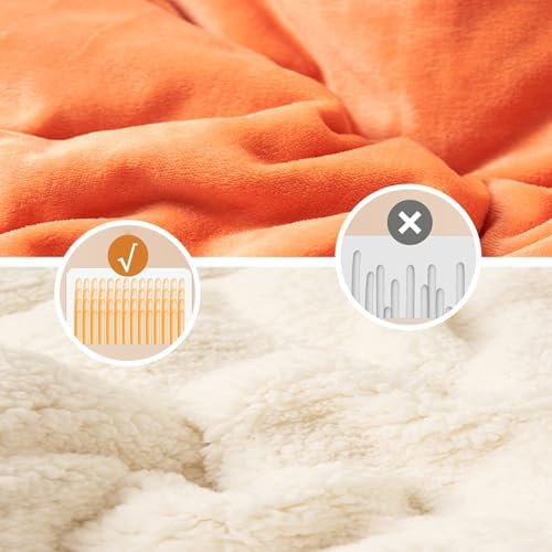 Sherpa Fleece Blanket,Blanket Flannel Throw Super Soft Fuzzy Plush