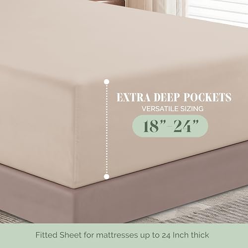 Elegant Comfort 4-Piece Bed Sheet Set - Luxury Bedding 1500 Premium