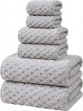Extra Large Soft Bathroom Towels Set of 10 for Adults. 2 Bath Towels