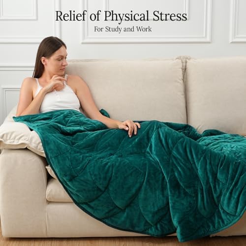 Weighted Blanket for Adults, 20 lbs, 60" x 78" washable Blankets