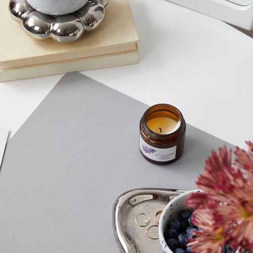 DOLOPL Faux Leather Placemats Set of 6, Heat Resistant Table mats