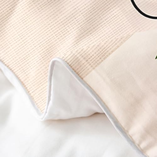 Erosebridal Succulent & Eucalyptus 100% Cotton Queen Comforter Cover