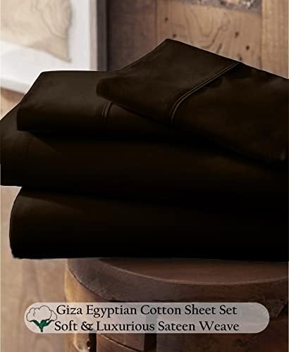 100% Giza Egyptian King Sheets Set - Soft Breathable Giza Sheet Set