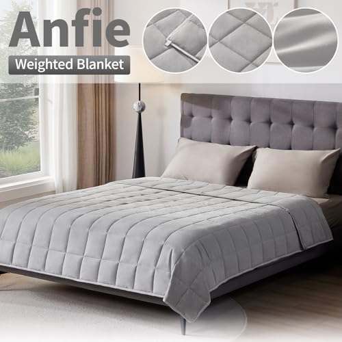 Weighted Blanket Queen/King Size (80"x87" 25lbs),Ultra Soft and Cozy