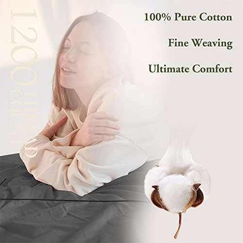 1200 Thread Count Cotton Sheets, 100% Egyptian Cotton Sheet for King