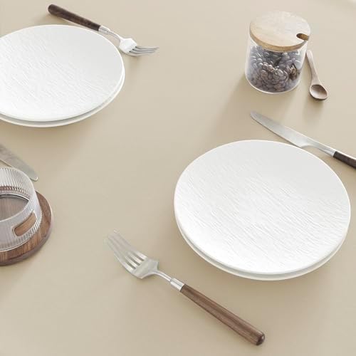 Veblandy Table Cloth Rectangle Waterproof Spill-Proof Wrinkle-Free