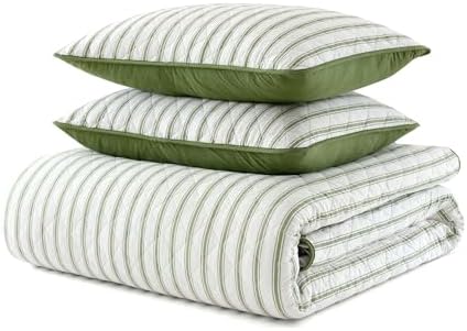 Martha Stewart - King Quilt Set, Lightweight Bedding, 3-Piece Set