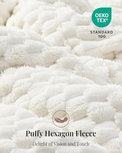 Topblan Weighted Blanket for Adults, 15lbs 60 x 80 Queen Size for Bed