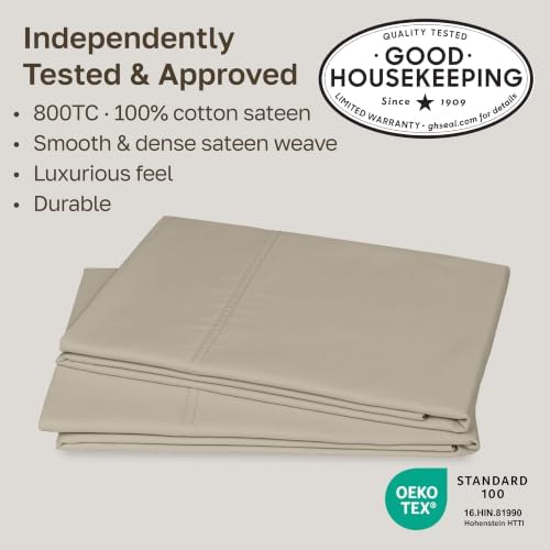 California Design Den 800 Thread Count 2-Pack King Size Pillowcase