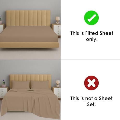 SGI Bedding 144′′W × 84′′L 1Pc Family XL Fitted Sheet Only 100%