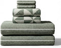 Italic Deia Luxury 600 GSM 6 Piece Towel Set – 2 Bath Towels, 2 Hand