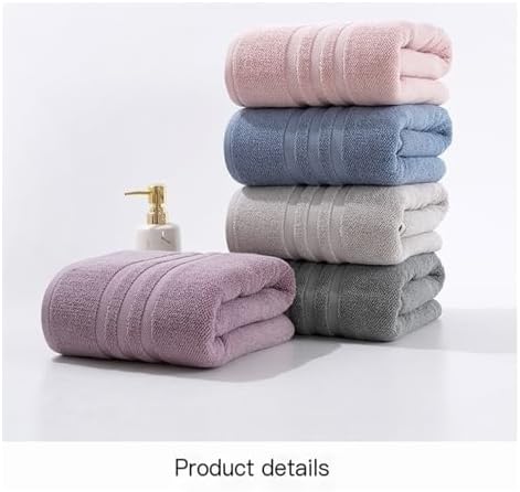 3 Pack Cotton Towels, Thick 40s Yarn Face Bath Towels, Absorbent &