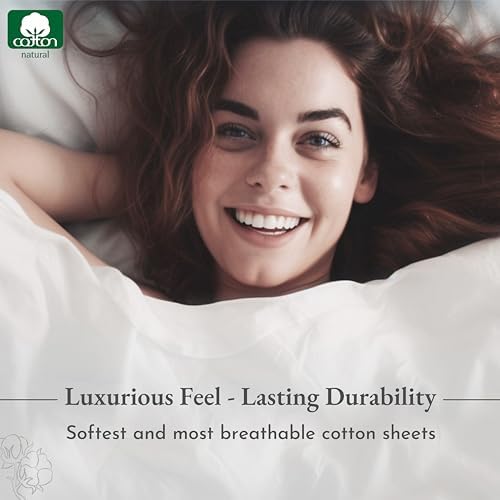 3-Piece Bundle - Fitted Sheet with 2 Pillowcases, 400 Thread Count