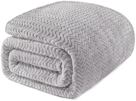Exclusivo Mezcla Soft Fleece Blanket King Size for Bed, Sofa, Light