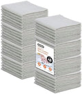 Superio Cotton Terry Washcloths Grey Towels 100% Cotton Cleaning Cloth