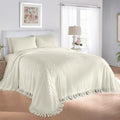 BrylaneHome Chenille 100% Cotton Bedspread