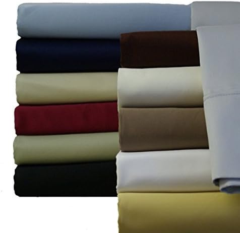 Sateen Solid Sheets, 600-Thread-Count 4PC Bed Sheet Set, 100-Percent