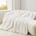 Berkshire Faux Fur & Velisse Reversible Blanket - Ultra Soft Plush
