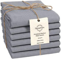 Waffle Kitchen Towels, Grey, 16x26 in, Set of 6