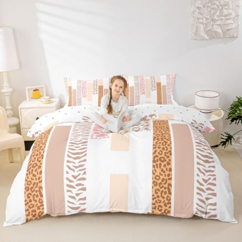 Castle Fairy Stripe Leopard Zebra Kids Bedding Set King Size