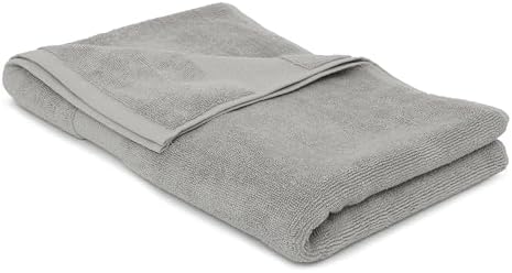 Bathroom Rug Runner 20" x 60", 100% Cotton Terry Bath Rugs: Dove Grey