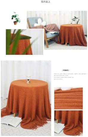 Neutral Oatmeal Throw Blanket, Textured Throw Knit Throw Blanket