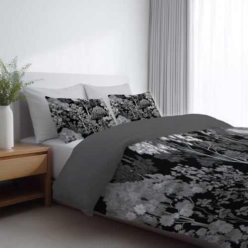 Cozy Lightweight Duvet Cover Set Microfiber Bedding Set Delicate