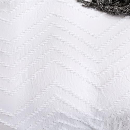 Boho Bedding Duvet Cover Set Wave Tufted Texture Comforter Cover with