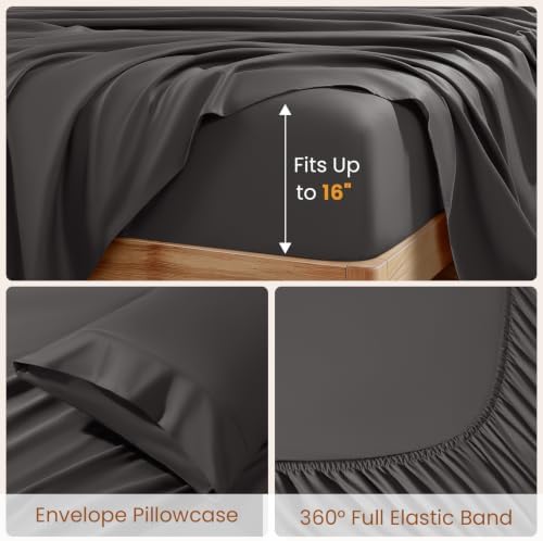 100% Egyptian Cotton King Sheet Set,1000 Thread Count