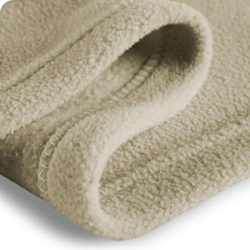 Ultra Soft Plush Lightweight Fuzzy Poly-Fiber Yarns Polar Fleece Throw