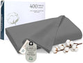 Royale Linens Full Flat Sheet Only, Luxury Breathable Sateen Weave
