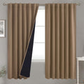 BGment Taupe Thermal Insulated Blackout Curtains for Bedroom