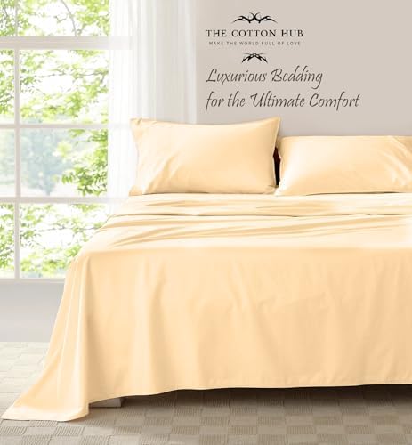 Twin Size Sheets Set - 4 PC Iconic Collection Bedding - 600-Series