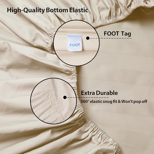 100% Egyptian Cotton California King Fitted Sheet, 600 Thread Count