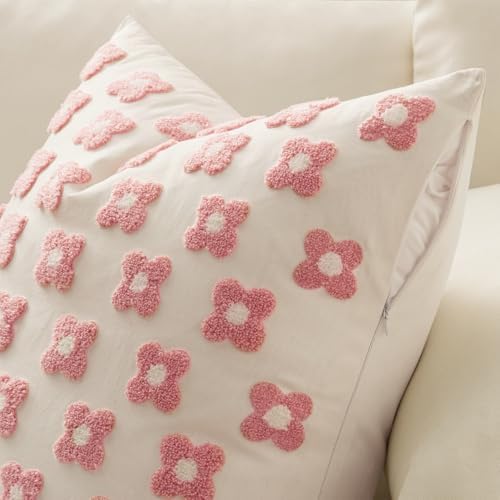EMEMA Decorative Throw Pillow Covers Daisy Sun Flower Jacquard