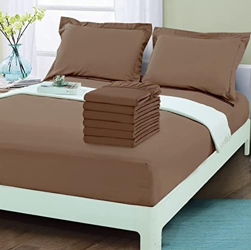 Elegant Comfort 1500 Thread Count Premium Hotel Quality 6-Pack Fitted