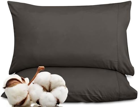 ROYALE LINENS 300 Thread Count 100% Cotton Pillow Cases Queen Size Set