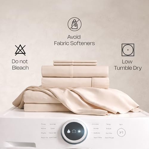 2-Pack Queen Fitted Sheet, 100% Cotton Sheets, Percale Cotton Weave