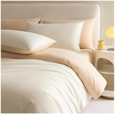MZP Queen/King Size Duvet Cover Set Cotton 4 Pieces Prewashed